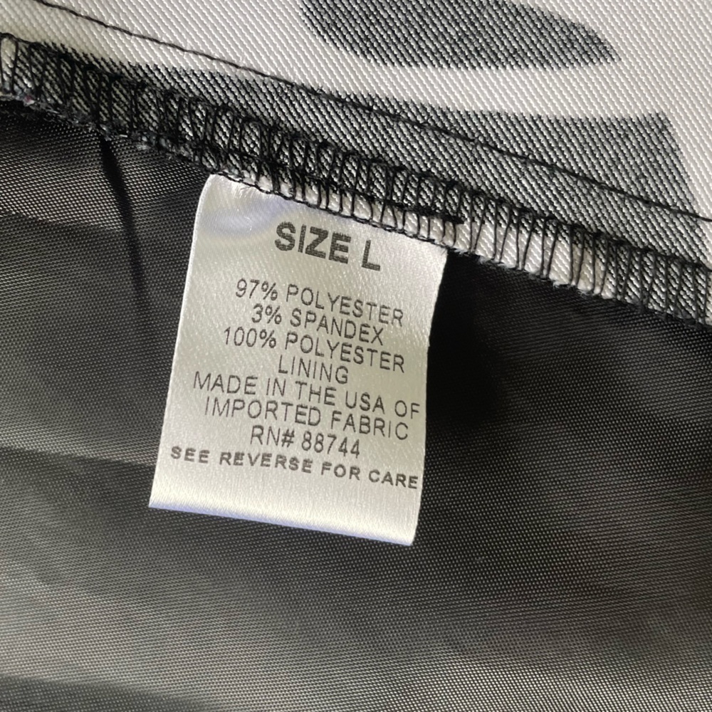 Dress Barn Abstract Monochrome Suit Jacket, L - Picture 8 of 10